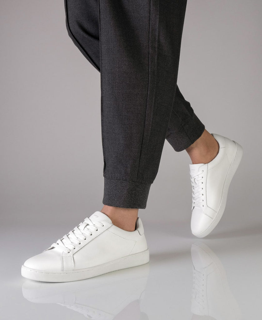 Anna Kern 7425 Mens Trainer, Nappa leather – white