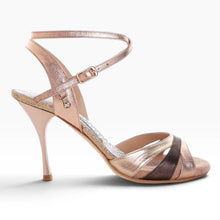 Tangolera GINEVRA, Rame Laminate, 9cm heel,  Wide Fit
