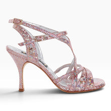 Tangolera GIULIA Rose Iridescent, 8cm Heel, Normal fit