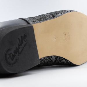 Tangolera 105 Pizzo nero / Nappa nera, Leather sole