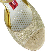 A1CL Gold Glitter Heel 7 cm Size 39 Offer