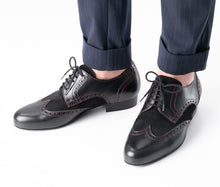 New Werner Kern Trapani Nappa leather / Suede – black / red
