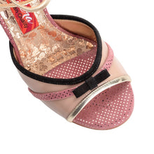 Tangolera ANITA, ROSA PLATINA CL, Heel 9cm