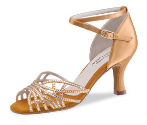 Anna Kern Femmes Chaussures de Danse 908-50 - Cuir Argent Anna Kern Femmes Chaussures de Danse 908-50 - Cuir Argent