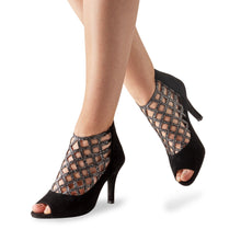 Anna Kern 845-75 Suede/ Black Sparkle 4.5 Offer