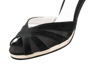 Anna Kern Gieselle 910-80 Suede black/Leather antik