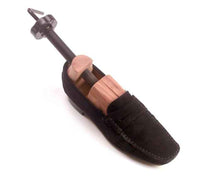 Ladies cedar wood shoe stretcher with bunion buttons