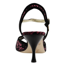 Tangolera A1 Black Lace/ Pink Heel 6 cm