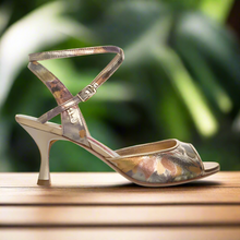 Tangolera A1 Platino Fiori Heel 6 cm Wide Fit