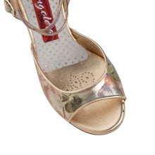 Tangolera A1 Platino Fiori Heel 6 cm Wide Fit