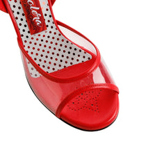 TANGOLERA A1CL Rosso Plex Heel 9 cm