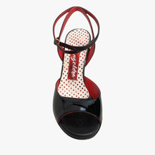 ID. Tangolera A 1 CL Vernice nera Heel 9 cm