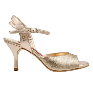 Tangolera  A2 Glitter rame / Laminato rosa Heel 7cm