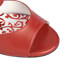 Tangolera A 25 Rosso Perlato Heel 7 cm Comfort Fit Size 37 Offer