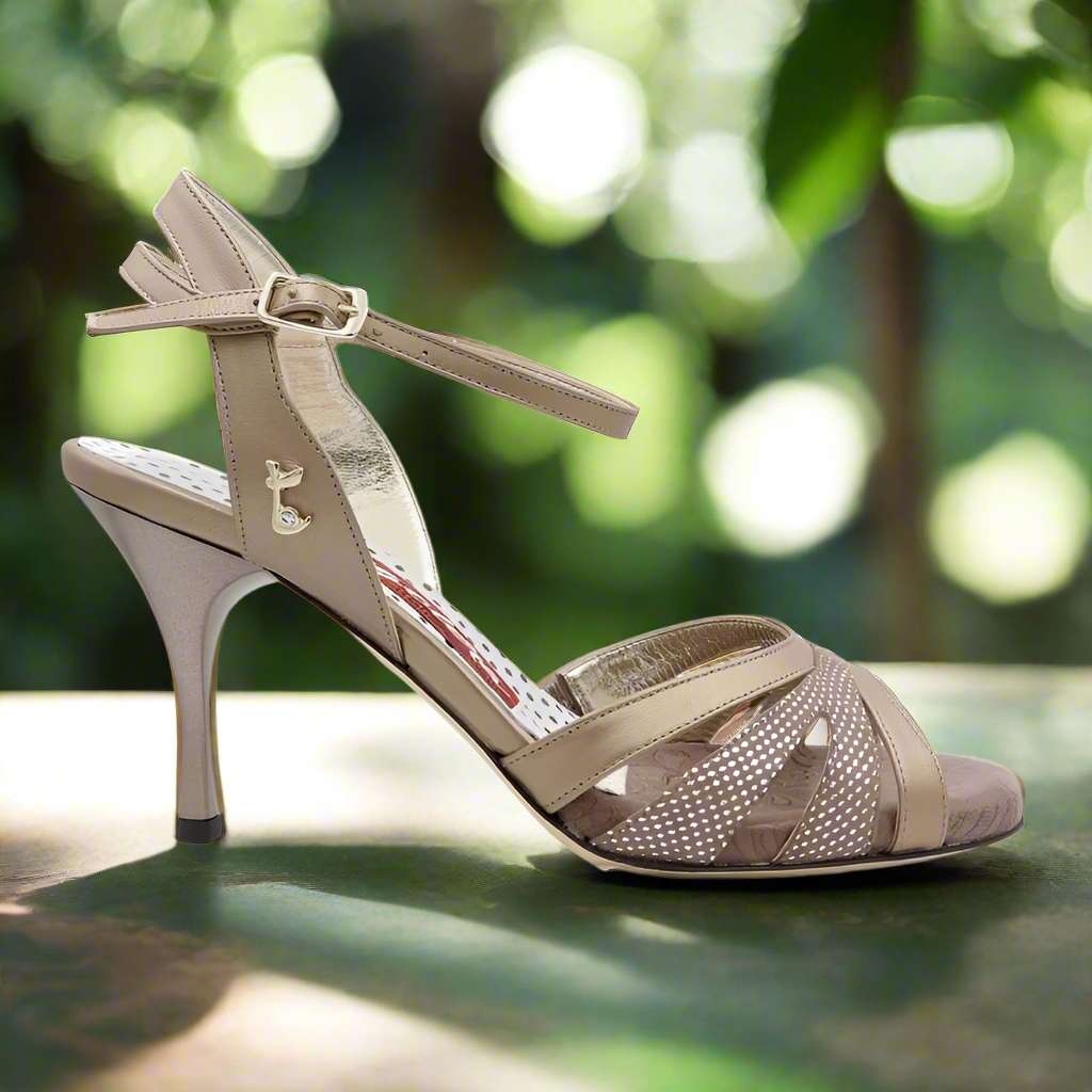TANGOLERA A32 Bronzo Heel 9 cm Wider fit