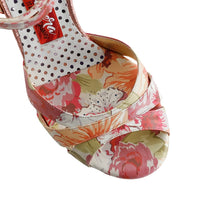 ID. Tangolera A6CL Flowers,  Comfort fit, Heel 10 cm