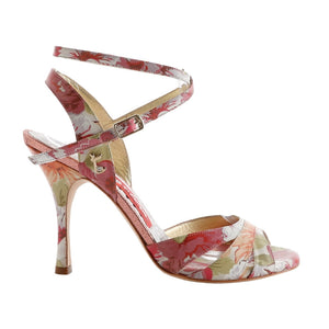 Tangolera A6CL Flowers,  Comfort fit, Heel 10 cm