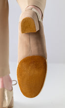 Werner kern Brienne Printed leather / Suede – beige / gold