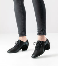 Werner kern Brienne Printed leather / Suede – black