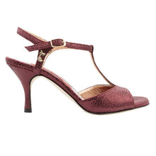 Tangolera ID. C1 Bordeaux Heel 7 cm, Wide Fitting