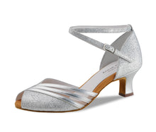 Anna Kern Christelle Nappa leather / Brocade – silver