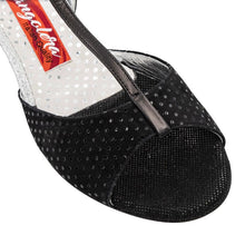 Tangolera  D31 Suede Black heel 1 cm