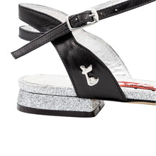 Tangolera  D31 Suede Black heel 1 cm