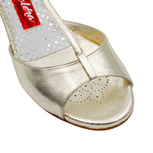 Tangolera  D31 Platino laminato heel 1 cm