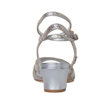 TANGOLERA D32 Argento Pitoncino Cangante Heel 4 cm