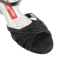 Tangolera  D33 Suede Black heel 1 cm
