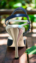 ID, Tangolera Madison Lucia, Blue Jeans, 9cm Silver heel