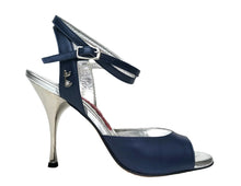 ID, Tangolera Madison Lucia, Blue Jeans, 9cm Silver heel