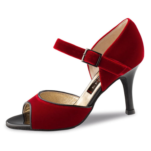 Nueva Epoca Romy Suede Red Size 4.5 Offer