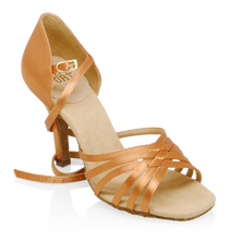 Ray Rose H866-X Dion Xtra | Light Tan Satin | Latin Dance Shoes