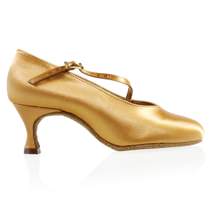 118 Mudslide | Flesh Satin | Standard Ballroom Dance Shoes