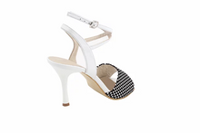 Adornos Dots with White Ankle strap, 8cm Heel Size 37 Offer