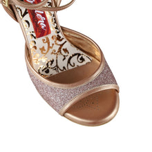 Tangolera A 1 CL Glitterino Rame Bordato Heel 7 cm