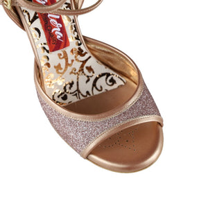 Tangolera A 1 CL Glitterino Rame Bordato Heel 7 cm