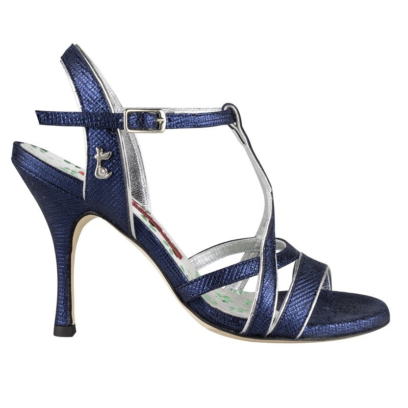 Tangolera A 11 Blu cangiante Heel 9 cm