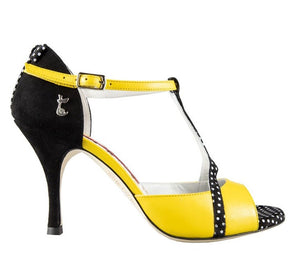 ID. Tangolera A26 Yellow/Black Polka dot,