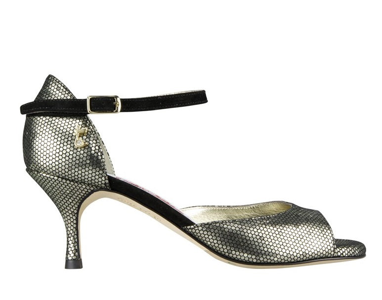 Tangolera A8 Basic puntino nero Heel 6 cm