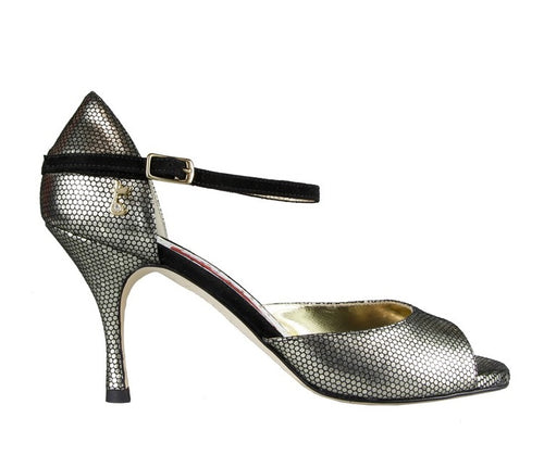 Tangolera A8 Basic puntino nero Heel 8 cm