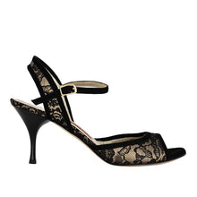 Tangolera A 1 black lace Heel 7 cm