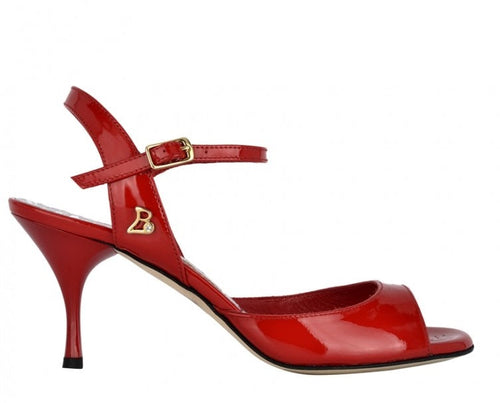 ID. Tangolera A1 Vernice Rossa 7 cm Heels