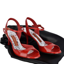 Bandolera  A1 Red patent leather 6cm Heel