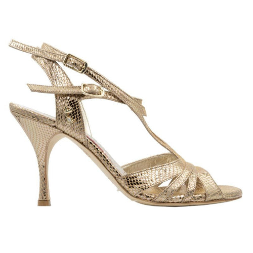 Tangolera  A100 Bronzo Pitoncino heel 8 cm