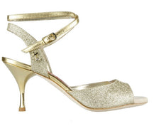 Tangolera A 1 CL Glitter oro Heel 7 cm Size 39 Offer