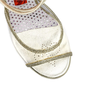 TANGOLERA A1CL Gold Glass,  Heel 7 cm