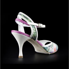 Tangolera A2 Glittery Flowers Heel 7 cm