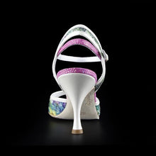 Tangolera A2 Glittery Flowers Heel 7 cm